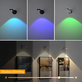 RGB Motion Sensor Wall Light 16 Colors Dimmable Wireless Light Photo Frame Light Rechargeable Magnetic Art Picture Spotlight