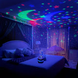 LED Starry Night Light Portable USB Table Lamp Projector Gaming Room Home Theater Ceiling Atmosphere Lamp For Bedroom Decoration