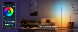 RGB Dream Color Floor Lamp with Music Sync Modern 16 Million Color Changing Standing Mood Light For Bedroom Living Room