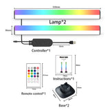 RGB Desktop Light Bar app Remote Sound Control Music Sync Ambient Pickup Lamp USB Mood LED Bar Lights for Bedroom Living Room