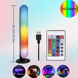 RGB USB LED Light Bar Color Changing TV Backlight Remote Symphony Atmosphere Light Strips Music Rhythm Ambient Pickup Lamp Decor