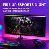 RGB Atmosphere Pickup Light Bar Computer Screen Hanging Lamp LED Monitor Light for Work Study Reading Gaming Dimming Lighting