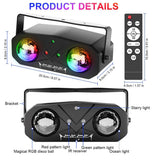 Party Disco Ball Dj Disco Light Strobe Dance Sound Activated with Remote Control Stage Rave Light Ocean Star Projector for Club
