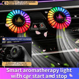 Car Music Rhythm Lamp Air Freshener RGB LED Strip Sound Control Voice Rhythm Atmosphere Light 256 Colors Option App Control