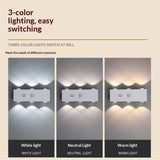 RGB Smart Motion Sensor Night Lights LED Wall Lamps USB Rechargeable for Bedroom Hallway Stairs Office Ambient Lighting
