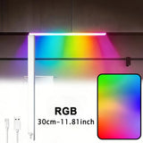 RGB Ambient Sensor Light - Rechargeable Magnetic Wall Lamp Mood Ambient Light for Cabinet Hallway Stair