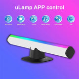 RGB Desktop Light Bar app Remote Sound Control Music Sync Ambient Pickup Lamp USB Mood LED Bar Lights for Bedroom Living Room