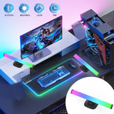 RGB Desktop Light Bar app Remote Sound Control Music Sync Ambient Pickup Lamp USB Mood LED Bar Lights for Bedroom Living Room