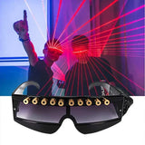 Led Glasses Rave Party DJ Lights Sunglasses For Stage Show Dancing Glowing Disco Laser Beam Music Luminous Nightclub Bar Props