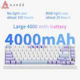 Ajazz Ak820 Pro RGB Tri-Mode Gaming Mechanical Keyboard 82 Key upgrade Wireless Gamer Keyboard Custom Gasket for Pc Laptop