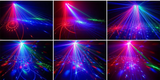 Party Lights,Disco DJ Strobe Light Rave Stage Projector Effect Dance Club Light Sound Activated with Remote Control for Parties