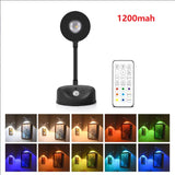 RGB Motion Sensor Wall Light 16 Colors Dimmable Wireless Light Photo Frame Light Rechargeable Magnetic Art Picture Spotlight