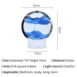 Quicksand Table Lamp Internet Red Hourglass Decompression Ornament 3D Three-dimensional Sand Painting Water Painting Colorful