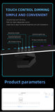 RGB Atmosphere Pickup Light Bar Computer Screen Hanging Lamp LED Monitor Light for Work Study Reading Gaming Dimming Lighting