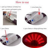 New color design colorful change rechargeable LED fan rave party lighting supplies 13inches fan glowing for music disco party