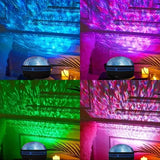 LED Starry Night Sky Projector Aurora USB Remote Control RGB Galaxy Light 7 Modes for Home Bedroom Game Room Party Decoration
