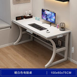 Gaming Desk Computer Desk with Shelf Office Desk for Home Study Room Simple Modern Adjustable Height Workstation Table PC