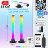 RGB Desktop Light Bar app Remote Sound Control Music Sync Ambient Pickup Lamp USB Mood LED Bar Lights for Bedroom Living Room