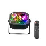 Party Lights,Disco DJ Strobe Light Rave Stage Projector Effect Dance Club Light Sound Activated with Remote Control for Parties