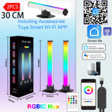 RGB Desktop Light Bar app Remote Sound Control Music Sync Ambient Pickup Lamp USB Mood LED Bar Lights for Bedroom Living Room