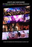 LED Disco Ball Light Beam Spot Light 10W RGBW 4in1 Stage Pinspot Light Dmx for Party Bar DJ Event