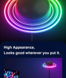 RGB Music Sync Table Lamp Wine Bottle Mood Lamp Touch Control -Rechargeable LED Atmosphere Night Light for Room Bar Party Decor