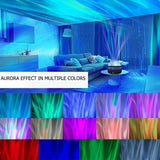 LED Starry Night Sky Projector Aurora USB Remote Control RGB Galaxy Light 7 Modes for Home Bedroom Game Room Party Decoration