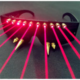 Led Glasses Rave Party DJ Lights Sunglasses For Stage Show Dancing Glowing Disco Laser Beam Music Luminous Nightclub Bar Props