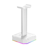 Headset Support Stand RGB Backlight Gaming Headset Holder Display Rack Aluminuim Alloy Desktop Earphone Hanger Vertical Bracket