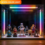 RGB Ambient Sensor Light - Rechargeable Magnetic Wall Lamp Mood Ambient Light for Cabinet Hallway Stair