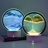 Quicksand Table Lamp Internet Red Hourglass Decompression Ornament 3D Three-dimensional Sand Painting Water Painting Colorful