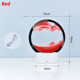 Quicksand Table Lamp Internet Red Hourglass Decompression Ornament 3D Three-dimensional Sand Painting Water Painting Colorful
