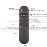 Party Lights,Disco DJ Strobe Light Rave Stage Projector Effect Dance Club Light Sound Activated with Remote Control for Parties