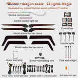 Ouchuangbo LED Ambient Light For RAV4 2019-2024 Atmosphere Lamp Backlight Kit Dynamic Trim Internal lighting lumini ambiental
