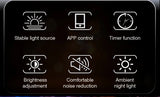 RGB LED Music Sync Ambient Light APP Remote Control USB Pickup Rhythm Mood Lighting Gaming Desktop Floor Lamp For Bedroom Lights