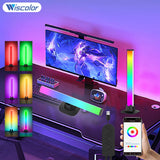 RGB Desktop Light Bar app Remote Sound Control Music Sync Ambient Pickup Lamp USB Mood LED Bar Lights for Bedroom Living Room
