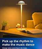 RGB Music Sync Table Lamp Wine Bottle Mood Lamp Touch Control -Rechargeable LED Atmosphere Night Light for Room Bar Party Decor