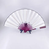 New color design colorful change rechargeable LED fan rave party lighting supplies 13inches fan glowing for music disco party