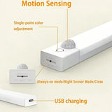 RGB Ambient Sensor Light - Rechargeable Magnetic Wall Lamp Mood Ambient Light for Cabinet Hallway Stair
