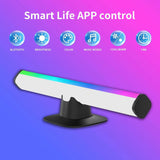 RGB Gaming Desktop Background Light Bar Computer Atmosphere Decoration Lighting Night Eye Protection Reading Lamp uLamp APP
