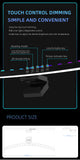 RGB Atmosphere Pickup Light Bar Computer Screen Hanging Lamp LED Monitor Light for Work Study Reading Gaming Dimming Lighting