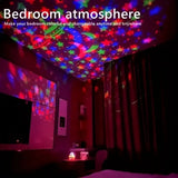 LED Starry Night Light Portable USB Table Lamp Projector Gaming Room Home Theater Ceiling Atmosphere Lamp For Bedroom Decoration