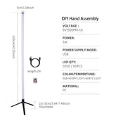 RGB LED Floor Lamp Remote APP Control Music Sync Corner Mood Lighting Smart Modern Mood Standing Lights for Bedroom Living Room