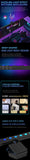 RGB Atmosphere Pickup Light Bar Computer Screen Hanging Lamp LED Monitor Light for Work Study Reading Gaming Dimming Lighting