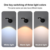 RGB Motion Sensor Wall Light 16 Colors Dimmable Wireless Light Photo Frame Light Rechargeable Magnetic Art Picture Spotlight