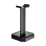 Headset Support Stand RGB Backlight Gaming Headset Holder Display Rack Aluminuim Alloy Desktop Earphone Hanger Vertical Bracket