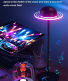 RGB Music Sync Table Lamp Wine Bottle Mood Lamp Touch Control -Rechargeable LED Atmosphere Night Light for Room Bar Party Decor