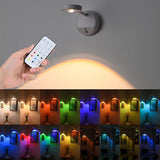 RGB Motion Sensor Wall Light 16 Colors Dimmable Wireless Light Photo Frame Light Rechargeable Magnetic Art Picture Spotlight