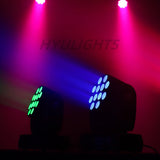 Moving Head LED Wash 12X12W RGBW 4In1 Beam DMX Light With 16Chs Rotating Lamp Stage Mobile Lighting For Party Show Disco Wedding