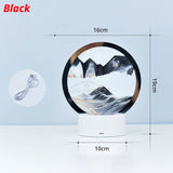 Quicksand Table Lamp Internet Red Hourglass Decompression Ornament 3D Three-dimensional Sand Painting Water Painting Colorful